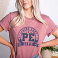 PE Teacher Living That PE Life Physical Education Teacher Women's Heather T-Shirt Heather Mauve PE Teacher Living That PE Life Physical Education Teacher Women's Heather T-Shirt Heather Mauve
