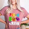 Pre K Boo Crew Halloween Costume Teachers Kids Women's Heather T-Shirt Heather Mauve Pre K Boo Crew Halloween Costume Teachers Kids Women's Heather T-Shirt Heather Mauve