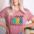 Pre-K Paraprofessional Teacher Back To School Vibes Women's Heather T-Shirt Heather Mauve