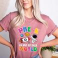 Pre-K Student Teacher Astronaut Space Back To School Women's Heather T-Shirt Heather Mauve Pre-K Student Teacher Astronaut Space Back To School Women's Heather T-Shirt Heather Mauve