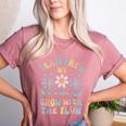 Preschool Teacher Appreciation Team Pre-K Grow With The Flow Women's Heather T-Shirt Heather Mauve Preschool Teacher Appreciation Team Pre-K Grow With The Flow Women's Heather T-Shirt Heather Mauve