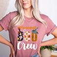 Principal Boo Crew Ghost Halloween Teachers School Matching Women's Heather T-Shirt Heather Mauve