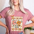 Pumpkin Teacher Preppy Fall In Love With Learning Autumn Women's Heather T-Shirt Heather Mauve
