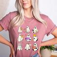 Read More Books Spooky Teacher Halloween Ghost Reading Book Women's Heather T-Shirt Heather Mauve Read More Books Spooky Teacher Halloween Ghost Reading Book Women's Heather T-Shirt Heather Mauve