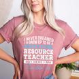 Resource Teacher Tshirt Men Women Women's Heather T-Shirt Heather Mauve Resource Teacher Tshirt Men Women Women's Heather T-Shirt Heather Mauve