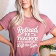 Retired PE Teacher Legend Left The Gym Physical Education Women's Heather T-Shirt Heather Mauve