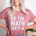 Retro Do The Math Teacher For Men Women Kid Boy Girl Women's Heather T-Shirt Heather Mauve Retro Do The Math Teacher For Men Women Kid Boy Girl Women's Heather T-Shirt Heather Mauve