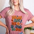 Retro PE Teacher What Are We Doing Today School Coach Women Women's Heather T-Shirt Heather Mauve Retro PE Teacher What Are We Doing Today School Coach Women Women's Heather T-Shirt Heather Mauve