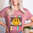 You Got This Retro Smile Motivational Testing Day Teacher Women's Heather T-Shirt Heather Mauve You Got This Retro Smile Motivational Testing Day Teacher Women's Heather T-Shirt Heather Mauve