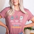 Rock Paper Scissors Teacher Librarian Nothing Beats Reading Women's Heather T-Shirt Heather Mauve Rock Paper Scissors Teacher Librarian Nothing Beats Reading Women's Heather T-Shirt Heather Mauve