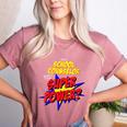 School Counselor Teacher Superhero Superpower Comic Book Women's Heather T-Shirt Heather Mauve School Counselor Teacher Superhero Superpower Comic Book Women's Heather T-Shirt Heather Mauve