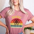 Science Like Magic But Real Science Teacher Graphics Geek Women's Heather T-Shirt Heather Mauve Science Like Magic But Real Science Teacher Graphics Geek Women's Heather T-Shirt Heather Mauve
