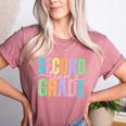 Second Grade Team Heart Teacher Student Back To School Girls Women's Heather T-Shirt Heather Mauve Second Grade Team Heart Teacher Student Back To School Girls Women's Heather T-Shirt Heather Mauve