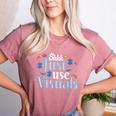 Shhh Just Use Visuals SPED Special Education Teacher Men Women Women's Heather T-Shirt Heather Mauve Shhh Just Use Visuals SPED Special Education Teacher Men Women Women's Heather T-Shirt Heather Mauve
