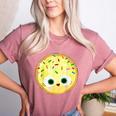 The Smart Cookie Good Egg Teacher Halloween Costume Food Women's Heather T-Shirt Heather Mauve