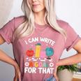 Special Education i Can Write a Goal For That Sped Teacher Women's Heather T-Shirt Heather Mauve