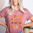 Sped Teacher Gobble Squad Thanksgiving Special Education Women's Heather T-Shirt Heather Mauve Sped Teacher Gobble Squad Thanksgiving Special Education Women's Heather T-Shirt Heather Mauve