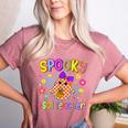 Spooky ESOL Teacher Halloween ESOL Teaching Coquette Women's Heather T-Shirt Heather Mauve Spooky ESOL Teacher Halloween ESOL Teaching Coquette Women's Heather T-Shirt Heather Mauve