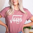 Square Root 4489 Halloween Meme 67 Math Teacher Women's Heather T-Shirt Heather Mauve