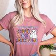 My Students Are Spooktacular Teacher Halloween Vibes Women's Heather T-Shirt Heather Mauve