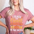 I Teach The Cutest Pumpkins Tshirt Halloween Teacher Women's Heather T-Shirt Heather Mauve I Teach The Cutest Pumpkins Tshirt Halloween Teacher Women's Heather T-Shirt Heather Mauve