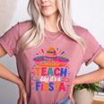 Teach Like It'S A Fiesta Teachers Sombrero Cinco De Mayo Women's Heather T-Shirt Heather Mauve Teach Like It'S A Fiesta Teachers Sombrero Cinco De Mayo Women's Heather T-Shirt Heather Mauve