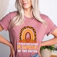 Teach Leopard Rainbow Cute Halloween Costume Teacher Women Women's Heather T-Shirt Heather Mauve Teach Leopard Rainbow Cute Halloween Costume Teacher Women Women's Heather T-Shirt Heather Mauve