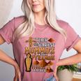 Teach The Scariest Mummies Halloween Social Studies Teacher Men Women Women's Heather T-Shirt Heather Mauve Teach The Scariest Mummies Halloween Social Studies Teacher Men Women Women's Heather T-Shirt Heather Mauve
