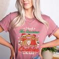 I Teach The Smartest Cookies In The Batch Teacher Christmas For Men Women Kids Women's Heather T-Shirt Heather Mauve I Teach The Smartest Cookies In The Batch Teacher Christmas For Men Women Kids Women's Heather T-Shirt Heather Mauve