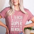 I Teach Superheroes Shirt Men Women School Teacher Women's Heather T-Shirt Heather Mauve I Teach Superheroes Shirt Men Women School Teacher Women's Heather T-Shirt Heather Mauve