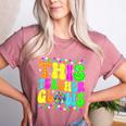 This Teacher 80s 90s Teachers's Day Glows Last Day Of School Women's Heather T-Shirt Heather Mauve This Teacher 80s 90s Teachers's Day Glows Last Day Of School Women's Heather T-Shirt Heather Mauve