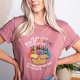 Teacher We Are Like a Box Of Crayons Women's Heather T-Shirt Heather Mauve Teacher We Are Like a Box Of Crayons Women's Heather T-Shirt Heather Mauve