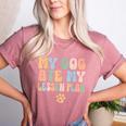 Teacher My Dog Ate My Lesson Plan Teacher Lesson Plan Women's Heather T-Shirt Heather Mauve