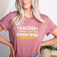 Teacher Educational Superhero School Teachers Women's Heather T-Shirt Heather Mauve Teacher Educational Superhero School Teachers Women's Heather T-Shirt Heather Mauve
