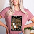 The Teacher Ghost Book Reading Books Lover Halloween Women's Heather T-Shirt Heather Mauve