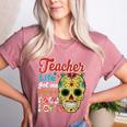 Teacher Life Got Me Feeling Un Poco Loco Women's Heather T-Shirt Heather Mauve Teacher Life Got Me Feeling Un Poco Loco Women's Heather T-Shirt Heather Mauve