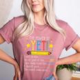 Teacher Power Of Yet Cant Do This Inspirational Women Men Women's Heather T-Shirt Heather Mauve