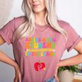 Teacher Pregnancy Announcement Clothing Expecting Teacher X-Small Women's Heather T-Shirt Heather Mauve Teacher Pregnancy Announcement Clothing Expecting Teacher X-Small Women's Heather T-Shirt Heather Mauve