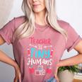 Teacher Preschool Pre K Kindergarten Women's Heather T-Shirt Heather Mauve