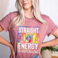 Teacher's Assistant Straight Outta Energy Teaching Tie Dye For Men Women Women's Heather T-Shirt Heather Mauve Teacher's Assistant Straight Outta Energy Teaching Tie Dye For Men Women Women's Heather T-Shirt Heather Mauve