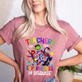 Teachers Are Superheroes Back To School Women's Heather T-Shirt Heather Mauve