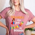 Teachers Are Superheroes Graduation School Teachers Women's Heather T-Shirt Heather Mauve
