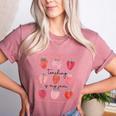 Teaching Is My Jam Teacher Team Crew Cute Strawberry Girls Women's Heather T-Shirt Heather Mauve Teaching Is My Jam Teacher Team Crew Cute Strawberry Girls Women's Heather T-Shirt Heather Mauve