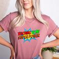 Teaching Is My Superpower Comic Back To School Teacher Women's Heather T-Shirt Heather Mauve Teaching Is My Superpower Comic Back To School Teacher Women's Heather T-Shirt Heather Mauve