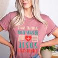 Teaching In My Veins Jesus In My Heart God Christian Teacher Women's Heather T-Shirt Heather Mauve Teaching In My Veins Jesus In My Heart God Christian Teacher Women's Heather T-Shirt Heather Mauve