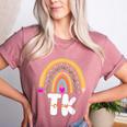 Team TK Transitional Kindergaten TK Crew Squad Teacher Kids Women's Heather T-Shirt Heather Mauve