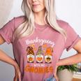 Thanksgiving Shirts For Women With My Gnomies Teachers Gnome Women's Heather T-Shirt Heather Mauve Thanksgiving Shirts For Women With My Gnomies Teachers Gnome Women's Heather T-Shirt Heather Mauve