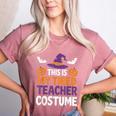 Tired Teacher Costume For Humor Halloween Women's Heather T-Shirt Heather Mauve