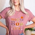 Toddler Boo Crew Halloween Daycare Teacher Kids Women's Heather T-Shirt Heather Mauve Toddler Boo Crew Halloween Daycare Teacher Kids Women's Heather T-Shirt Heather Mauve