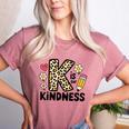 Unity Day Design Kindness Orange Teacher Kids Be Kind Women's Heather T-Shirt Heather Mauve Unity Day Design Kindness Orange Teacher Kids Be Kind Women's Heather T-Shirt Heather Mauve